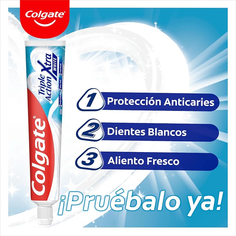Triple Accion Xtra White, Pasta de Dientes, Pack 12 x75 ml