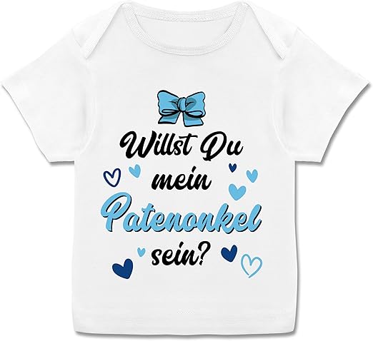 Shirtracer Statement Sprüche Baby Willst du Mein Patenonkel Sein