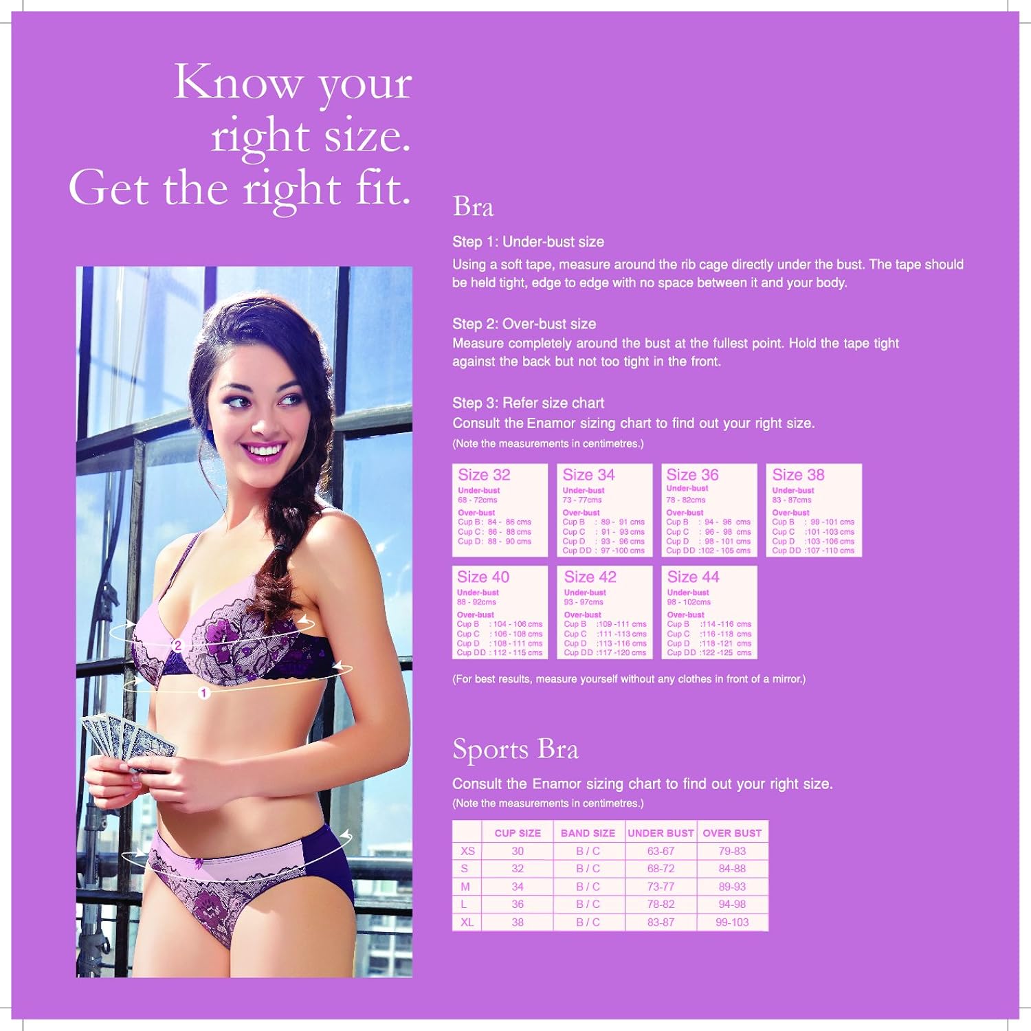 enamor women's cotton pyjama bottoms