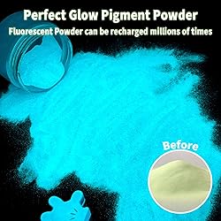 Ceya Fluorescent Sky Blue Glow Powder, 5.3oz/150g