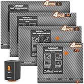 Travel Vacuum Storage Bags with Wireless Rechargeable Electric Pump, 16 Pack Travel Essentials Vacuum Seal Bags for Clothing, Space Saver Compression Packing Bags for Luggage, Suitcase, Backpack, Home