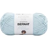 Bernat Softee Cotton Yarn for Crocheting Soft, Dusk Sky | #3 DK Light Yarn, 60% Cotton 40% Acrylic, Soft Crochet Yarn for Garments, Knitting &amp; Crafts, 254yds, 120g/4.2oz, 1 Pack