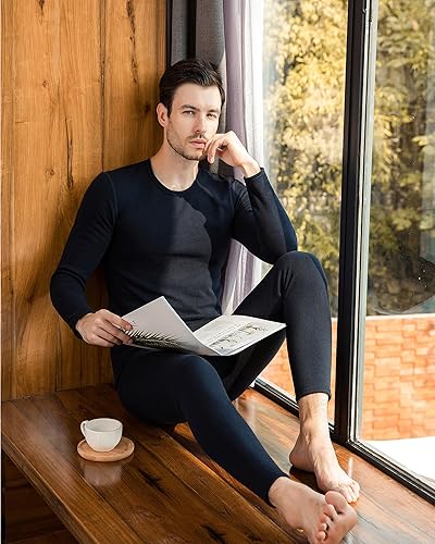 JZCreater Thermal Underwear for Men, Mens Long Johns Thermal