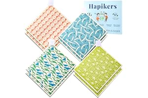 Hapikers 8 Pack Swedish Dishcloths for Kitchen Reusable Swedish Cloths for Washing Dishes Absorbent Fast Drying Cleaning, Reu