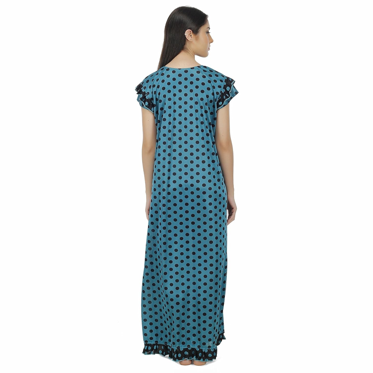 fabme women's satin dressing gown