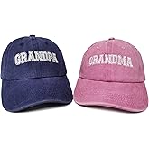 Enodtter Embroidered Hats for Uncle Auntie Grandpa Grandma Mama Mini