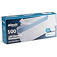 #10 Security Tinted Self-Seal Envelopes - No Window - EnveGuard, Size 4-1/8 X 9-1/2 Inches - White - 24 LB - 100 Count (34100