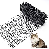 OCEANPAX 6.5ft Cat Scat Mat with Soft Spikes, Humane Indoor/Outdoor Cat Deterrent Mat for Garden, Countertops &amp; Furniture, 78" x 11" Plastic Repellent Strip