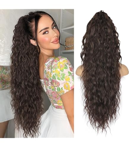 Amazon.com : Isaic 30 Inch Claw Clip Ponytail Extension  display picture 2