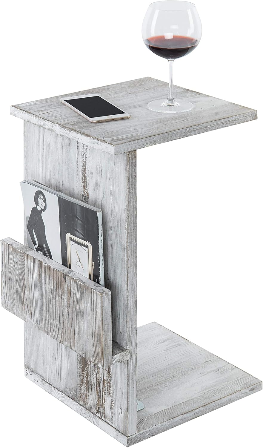 Best white end table with magazine rack