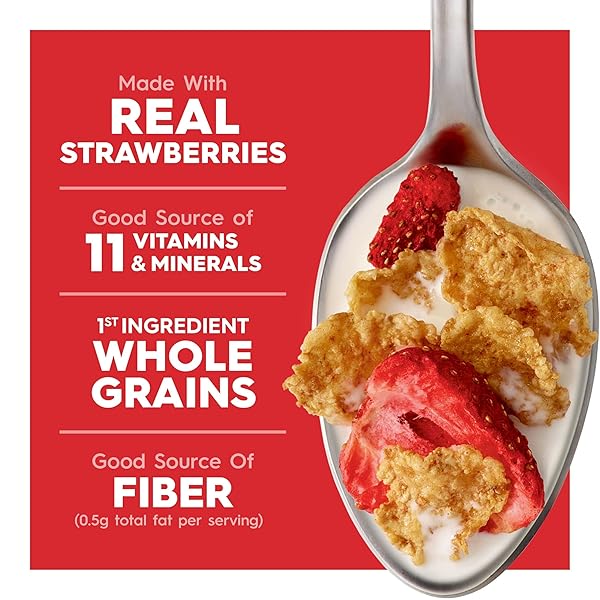KELLOGG’S SPECIAL K BREAKFAST CEREAL, FIBER CEREAL, FAMILY BREAKFAST, FAMILY SIZE, RED BERRIES, 15.6OZ BOX (1 BOX)