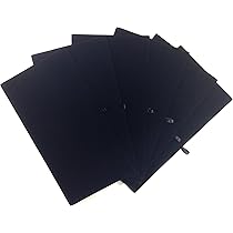 Beadaholique 6-Piece Faux Leather Jewelry Display Trays - Black Showcase Set