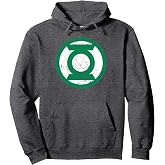 DC Green Lantern Logo Distressed Pullover Hoodie
