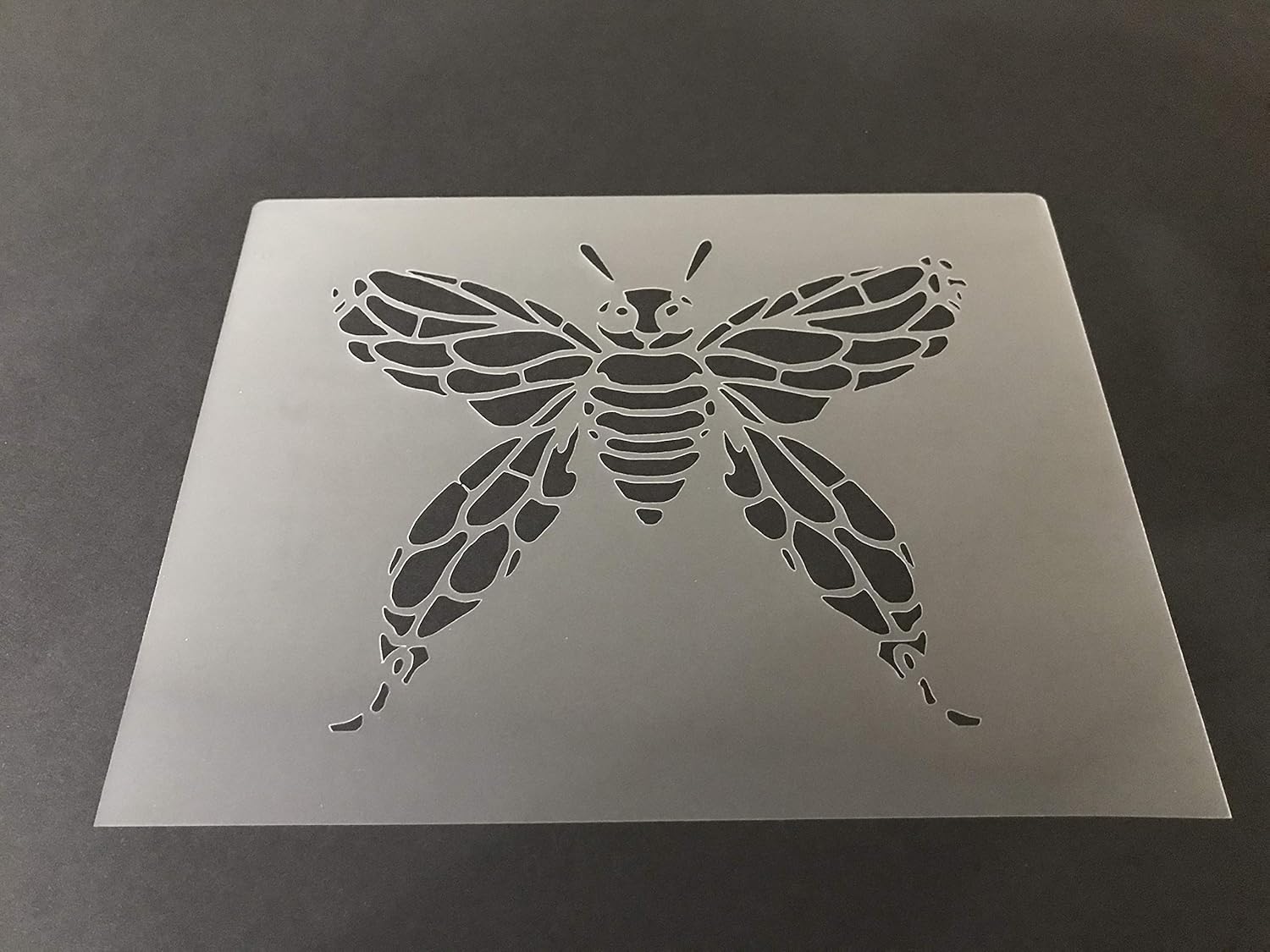 amazoncom butterfly stencil 1 reusable 10 mil thick 8in x 105in