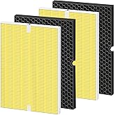 116131 Replacement Filter I for Winix C555 5500-2 Am80 Plasmawave Air Purifier True HEPA Carbon Filter,2 Set