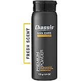 Chassis Premium Body Powder for Men, Original Fresh Scent