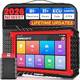 KINGBOLEN K7 Bidirectional Scan Tool 2026 OBD2 Scanner Bluetooth with Lifetime Free Updates, 31+ Resets, Component Matching, All System Diagnostic, CAN FD, FCA AutoAuth, Crankshaft Relearn