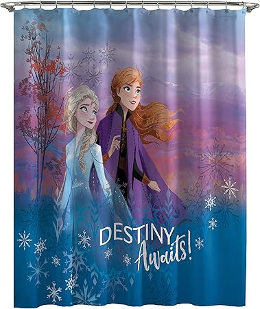 Home Disney Collection Shower Curtain Disney Frozen Movie Movies