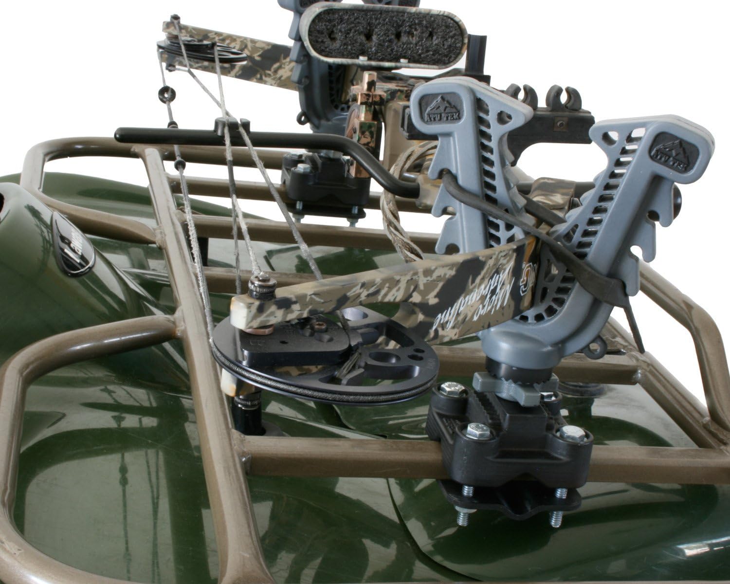 ATV TEK, VFG2, V-Grip Mounting Rack for Gun, Bow, Tools, Utilities - Double Rider: Automotive