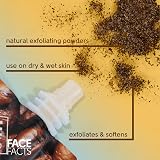 Face Facts Coffee Dry Exfoliating Scrub 99% Natural Dirt Impurities Vegan 50g view 5