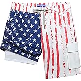 maamgic Mens Swim Trunks with Compression Liner 9 inch Quick Dry Men Bathing Suit Stretch Board Shorts