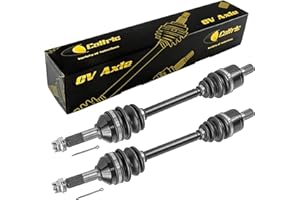 Caltric Rear Right and Left Complete Cv Joint Axles Compatible with Kawasaki Brute Force 750 Kvf750 4X4I Eps 2012-2017