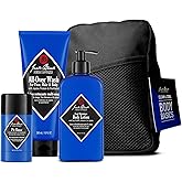 Jack Black Body Collection Set for Men - Mens Body Wash, Pit Boss Men's Deodorant, Body Lotion, Grooming Kit