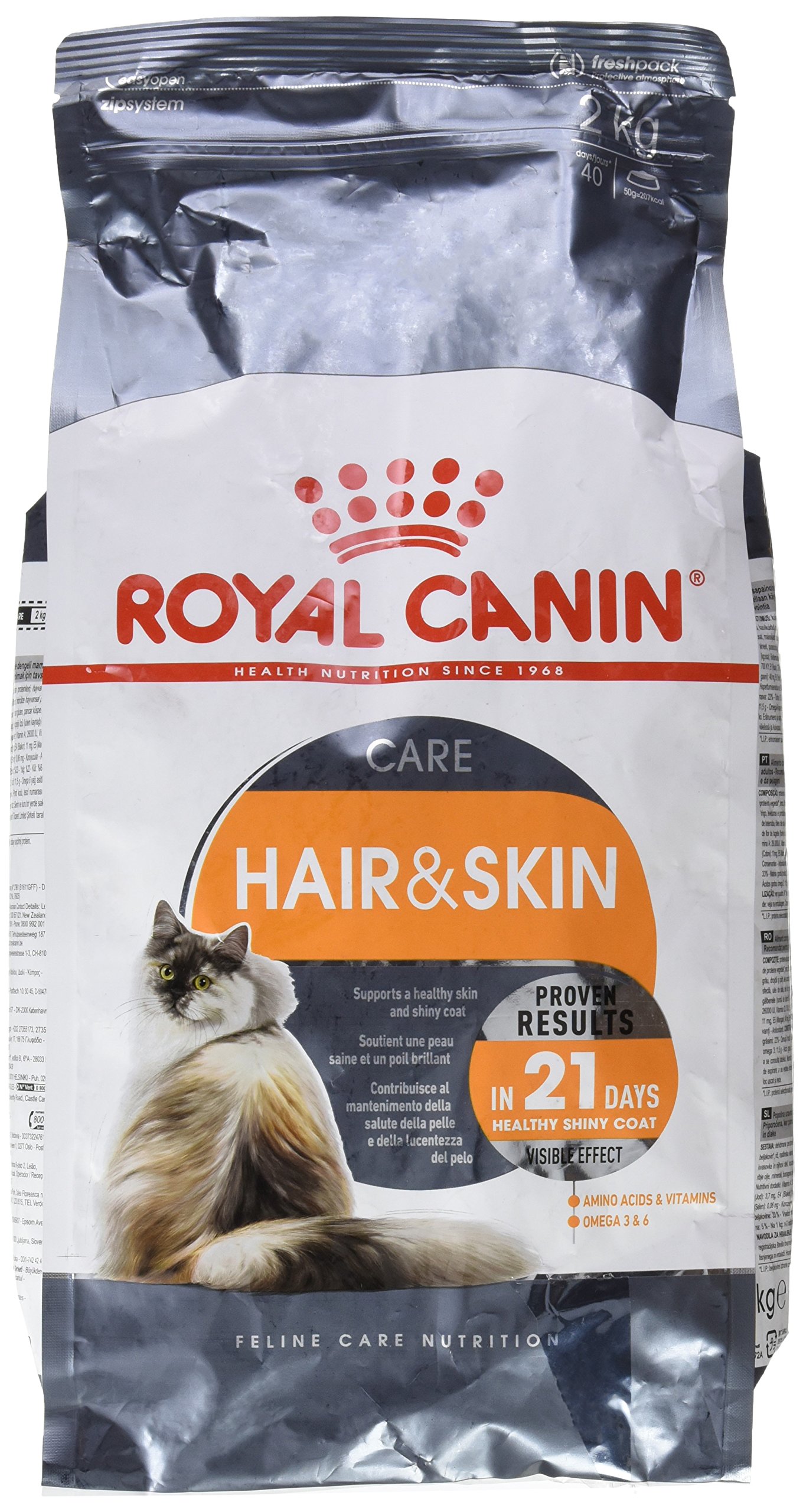 royal canin hair and skin cat food