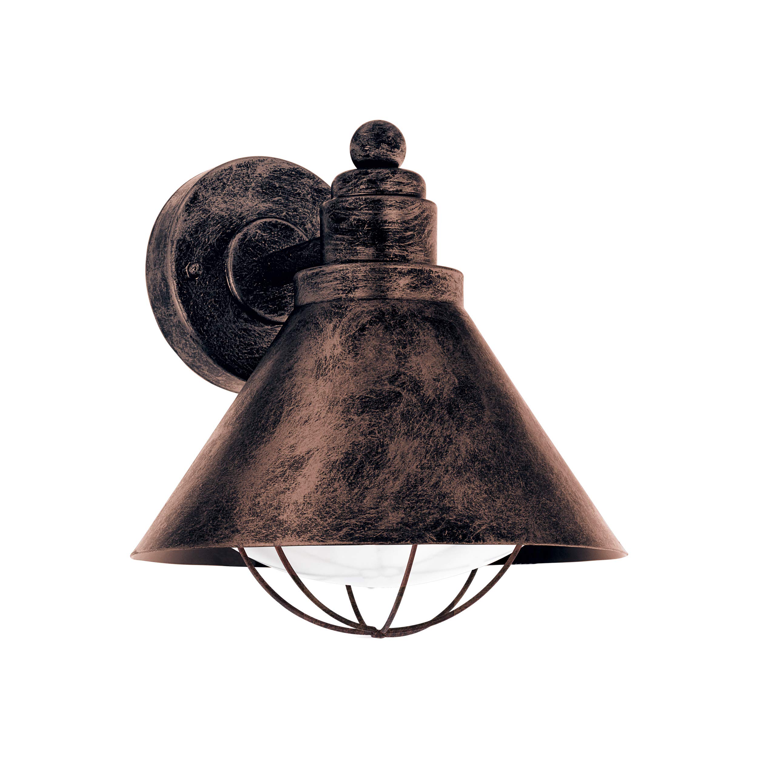 EGLO 94858 E27 Copper-Coloured Antique Outdoor Wall Light BARROSELA