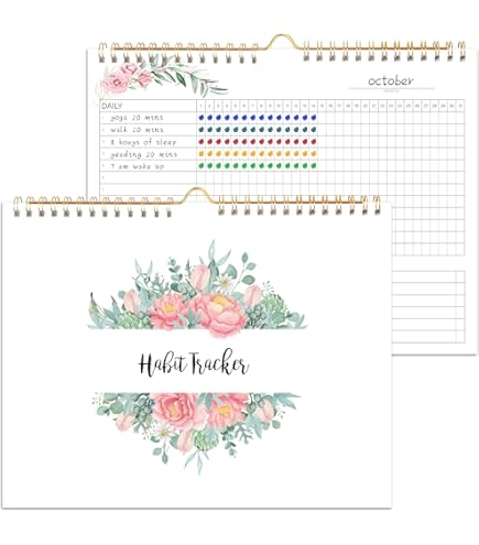 thumbnail image 2 of Hadigu Habit Tracker Calendar (Undated 12 Month) Colorful Motivational 2 of 13