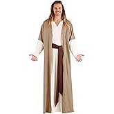 Joseph Costume for Men - Lightweight Polyester Tunic with Attached Robe, Adjustable Belt, and Traditional Styling