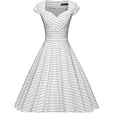 GownTown Womens Dresses Party Dresses 1950s Vintage Dresses Swing Stretchy Dresses