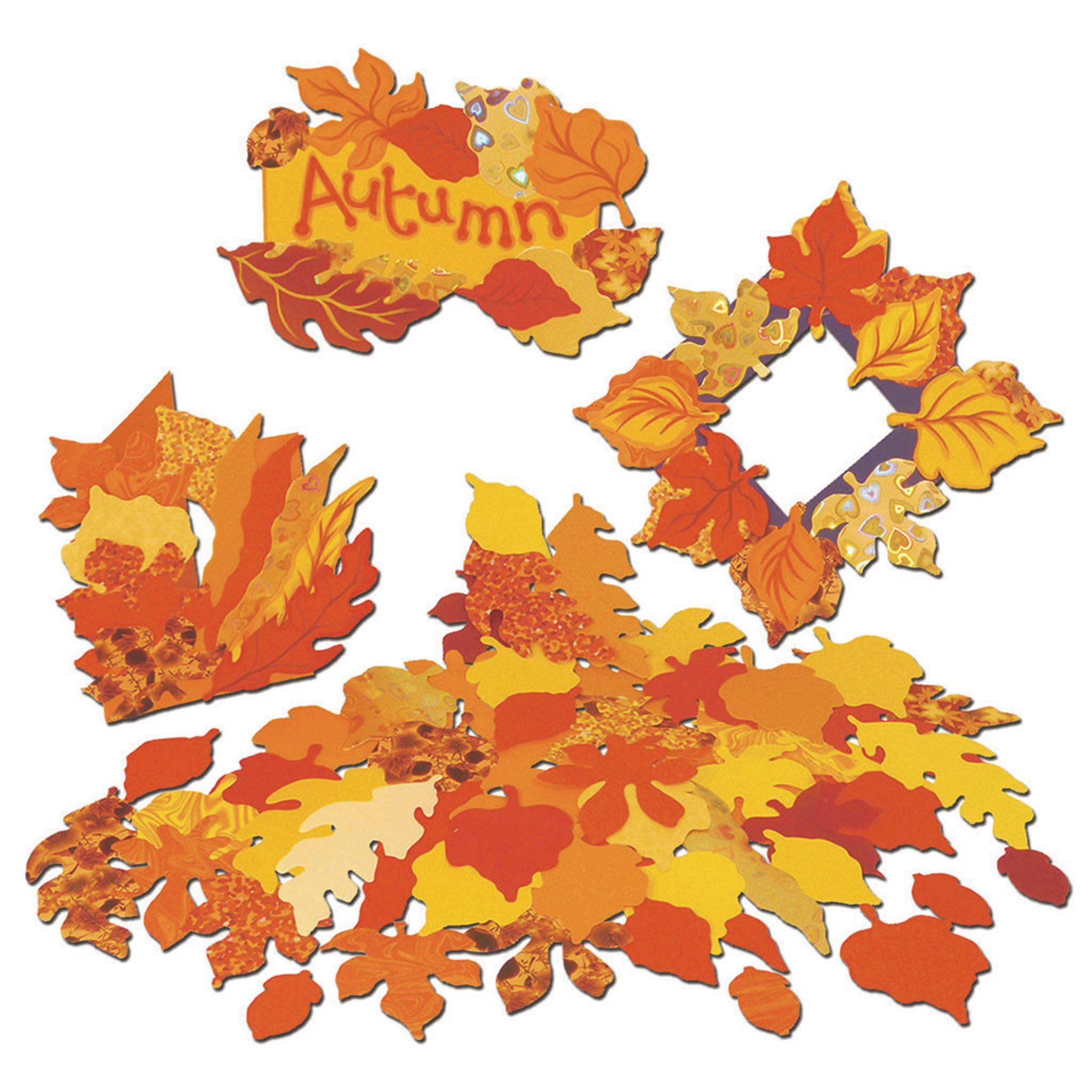 Springboard 10227 Pre-Cut Autumn Paper Leaf Shapes (Pack of 250)