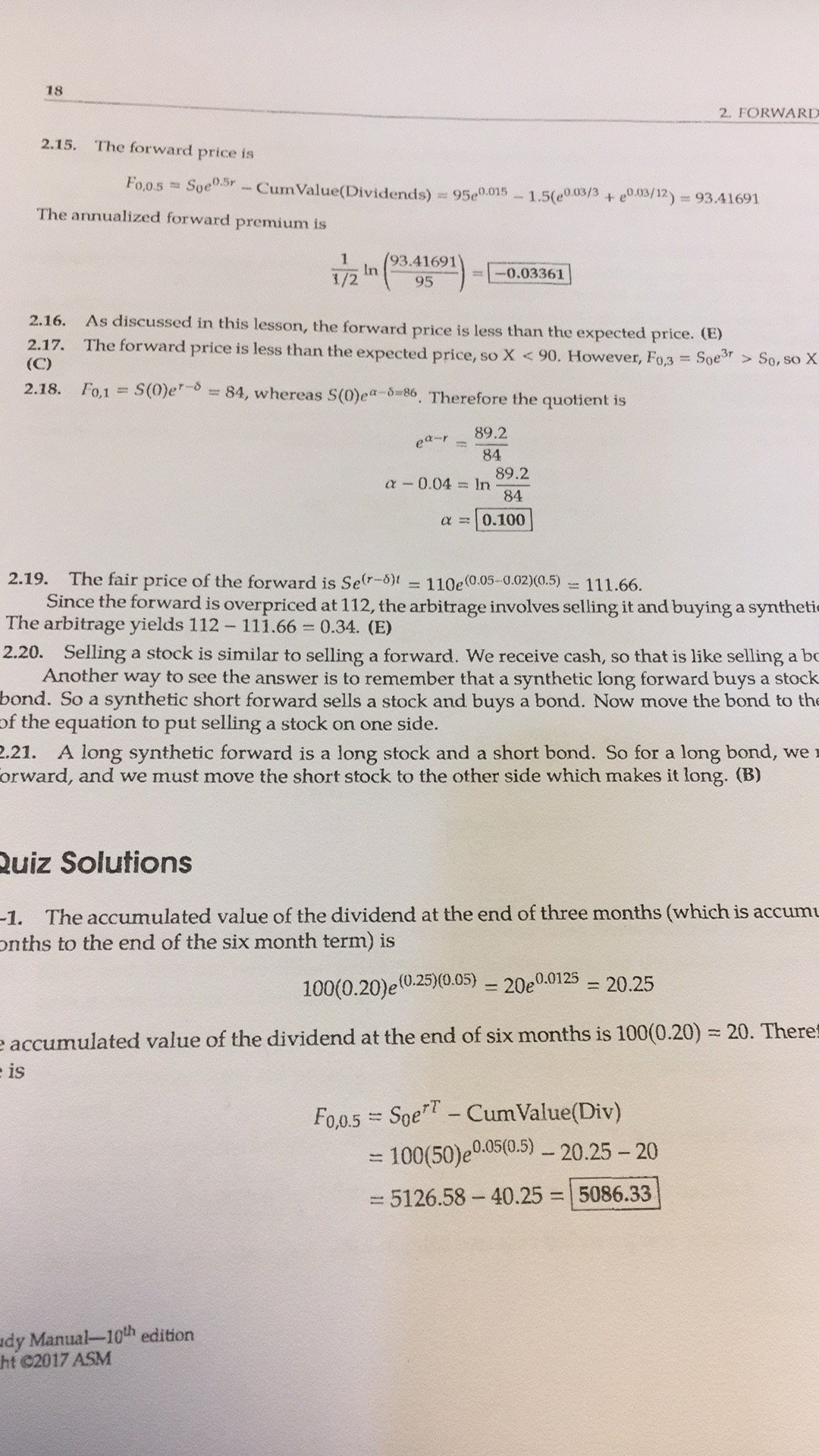 ASM Study Manual for SOA MFE, 10th Edition, 2017: Ph.D., FSA, CFA, MAAA  Abraham Weishaus: Amazon.com: Books