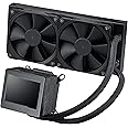 ASUS ROG Ryujin III 240 All-in-one Liquid CPU Cooler with 3.5" LCD, Asetek 8th gen Pump, Pump Embedded Fan and Noctua 2000 PWM 120mm Radiator Fans.