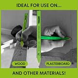 Tracer 4H Hard Lead Carpenters Pencils 12 Pack with Sharpener view 7