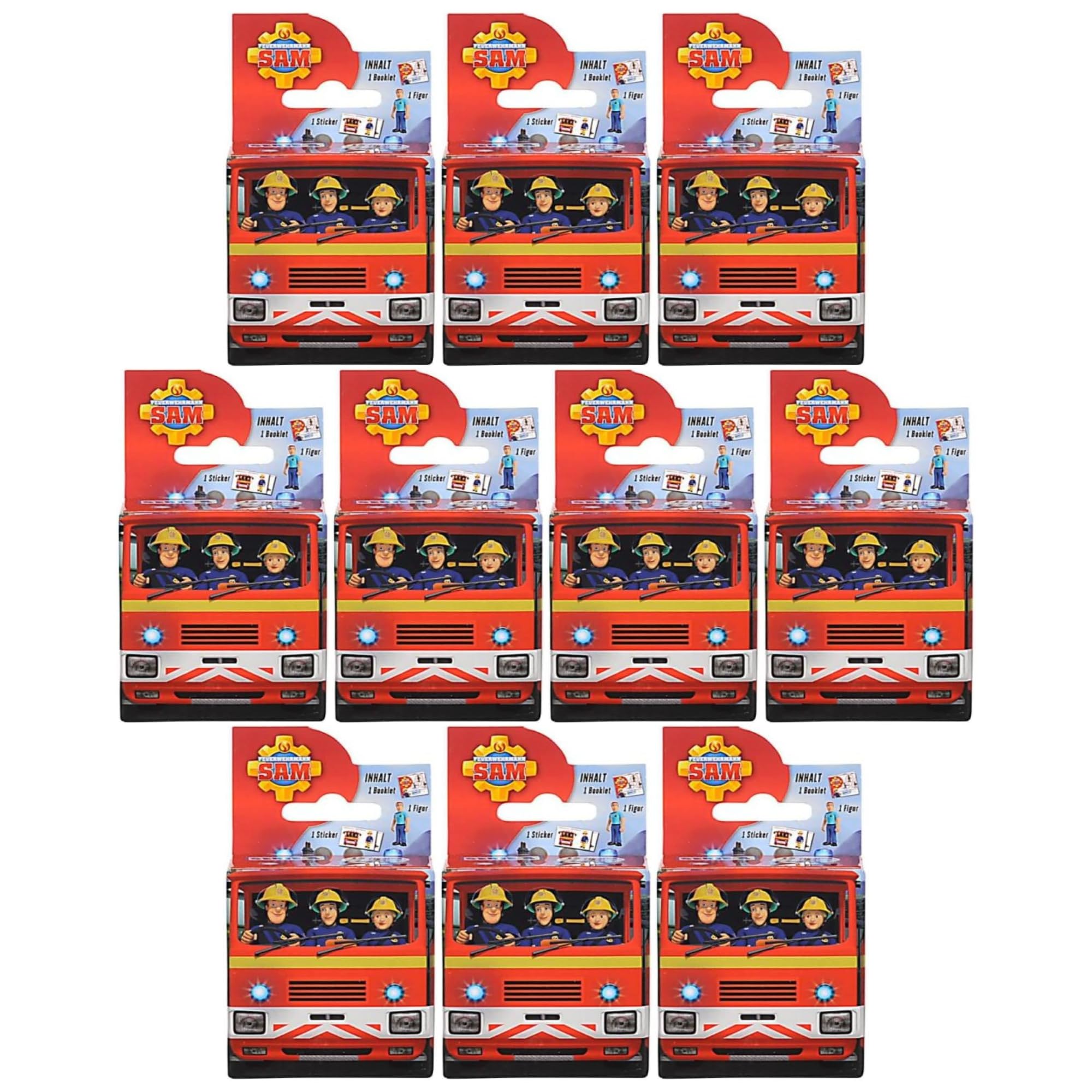 Simba Fireman Sam Figure Blind Box and Diecast Vehicle Sets - (Set of 10 Blind Box Figures) — image 1
