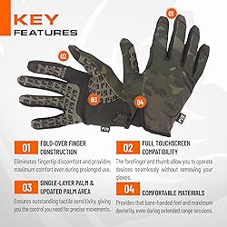 PIG Delta Utility Tactical Gloves, Touchscreen