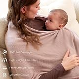Momcozy Breastfeeding Cover Nursing Shawl Portable Privacy Multi-Use view 3