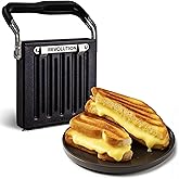 Revolution Toastie Press (Works With All Toasters) Conveniently Toast Delicious Grilled Cheeses, Quesadillas, and Paninis in 