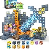 Magnetic Blocks-Build Mine Magnet World Sword Edition Mine Caverns Magnetic Tiles Toddler Toys for 3+ Year Old Boys Girls, Ma