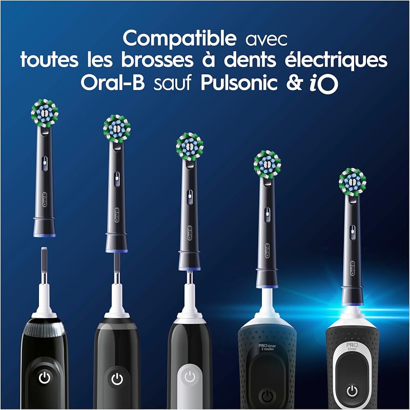 Brossettes de Rechange Cross Action, lot de 12, Noires
