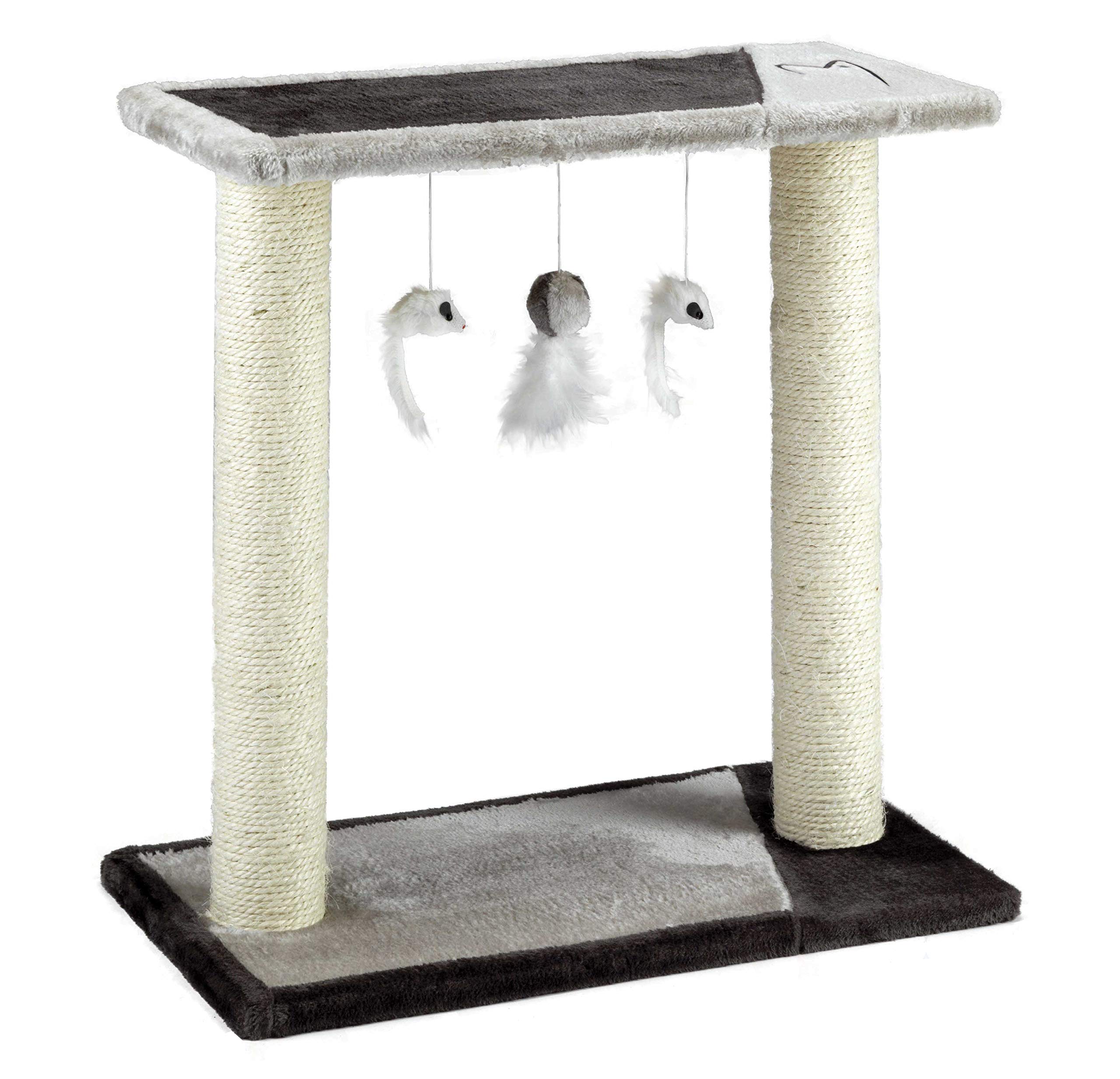 Gorpets Criss Cross Cat Scratcher, 60 cm, Black/ Grey