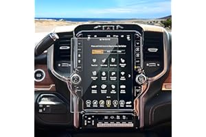 Coleya Anti-Glare Matte 2019-2026 Ram 1500/2500/3500 Screen Protector, for Ram Trucks 12-inch Touchscreen (Laramie/Rebel/RHO/Limited/TRX), 9H Tempered Glass 2025 Ram Accessories Anti-Fingerprint 12"