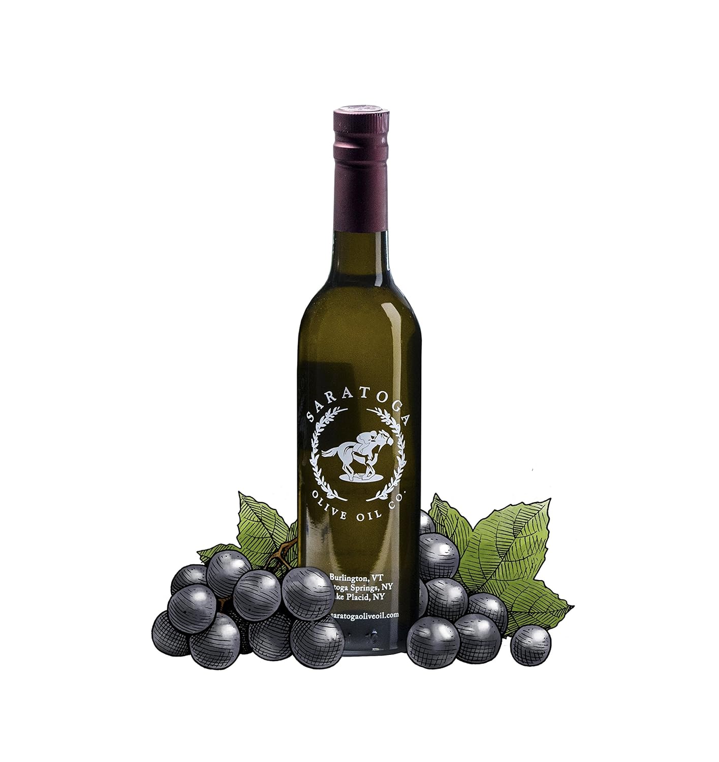 Saratoga Olive Oil Company Organic Dark Balsamic Vinegar 375ml (12.7oz)