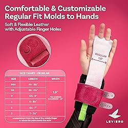 LEVIERO Gymnastics Grips Set, Grips for Gymnastics
