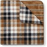 Eddie Bauer - Soft Reversible Throw Blanket for Bed & Couch, 60 x 70 | Soft and Cozy, Lightweight Comfort, Versatile Layering