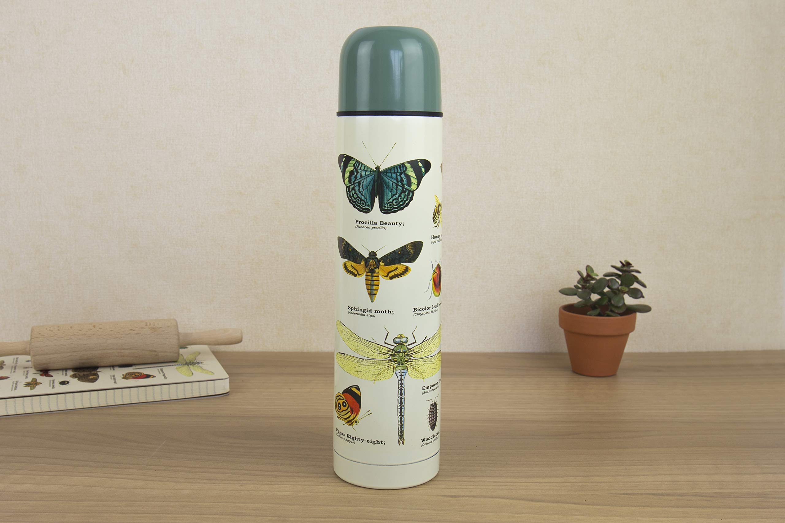 Gift Republic Insects Flask, Multi-Colour