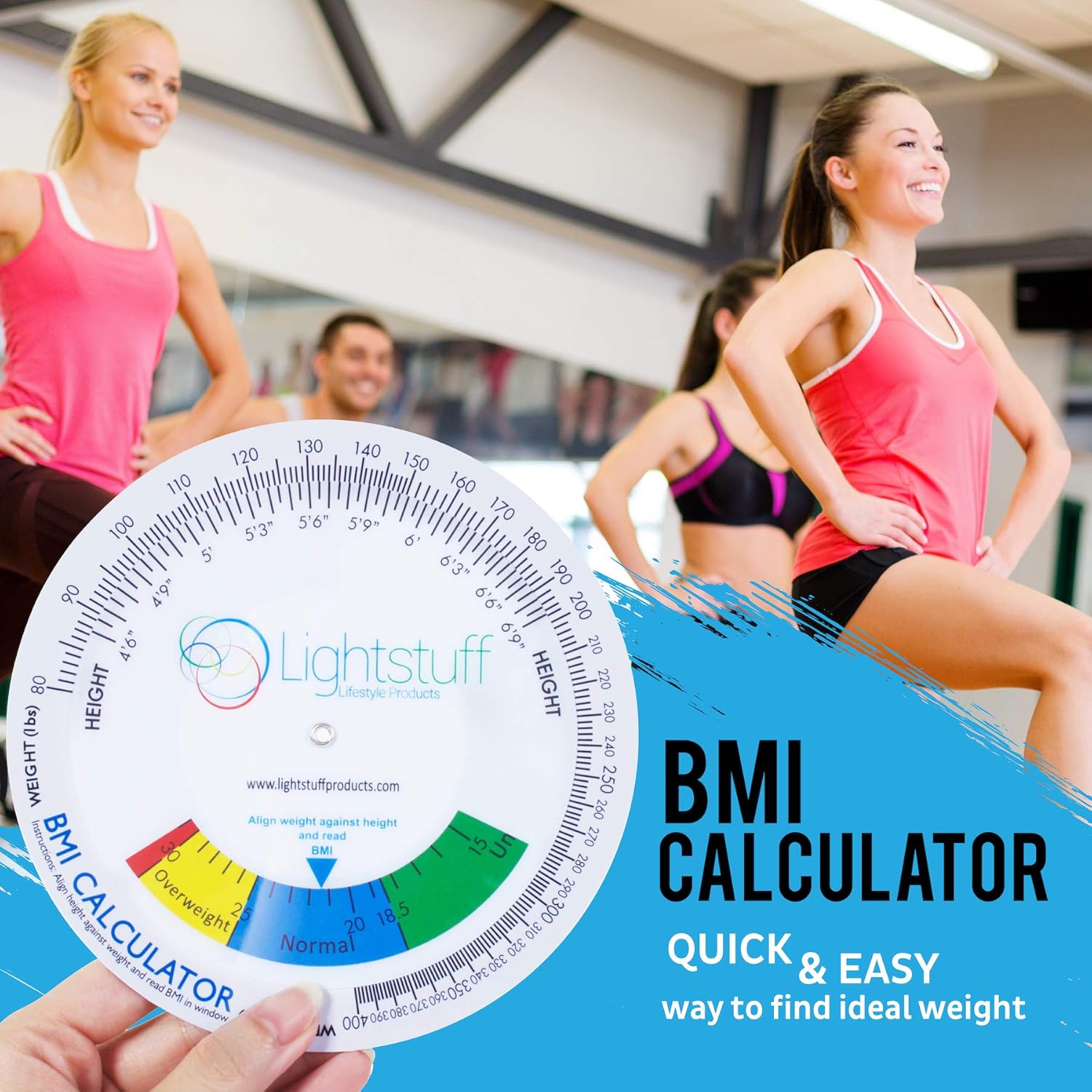 Body Fat Caliper, Body Tape Measure, BMI Calculator - Instructions for Skinfold Caliper and Body Fat Charts for Men and Women Included: Lightstuff Body Health Tool Kit: Health & Personal Care