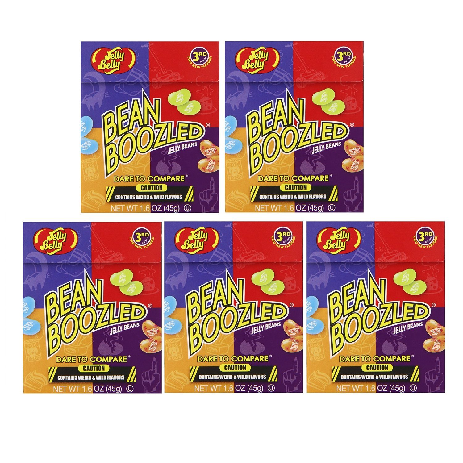 Bean Boozled Jelly Belly Beans, 1.6 oz (Pack of 5) Buy Online in